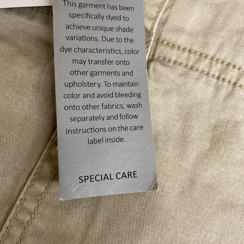 New Plus Size Stylish Tan Lane Bryant Cuffed Shorts - Picture 7 of 12